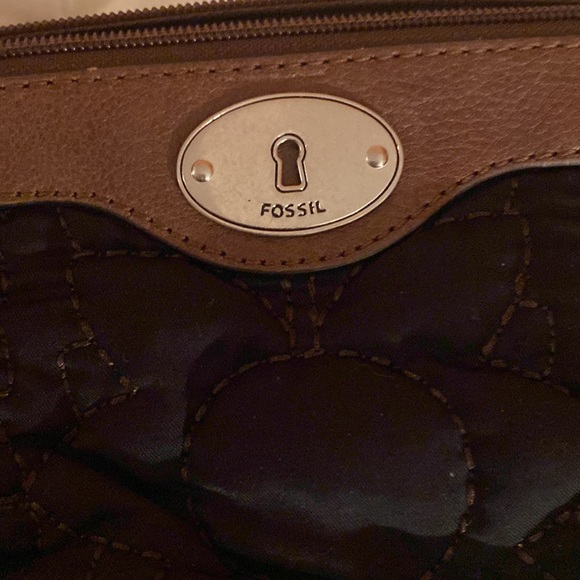 FOSSIL KEY PER Ladies Purse Travel Bag Cosmetic Makeup Bag - Picture 2 of 5